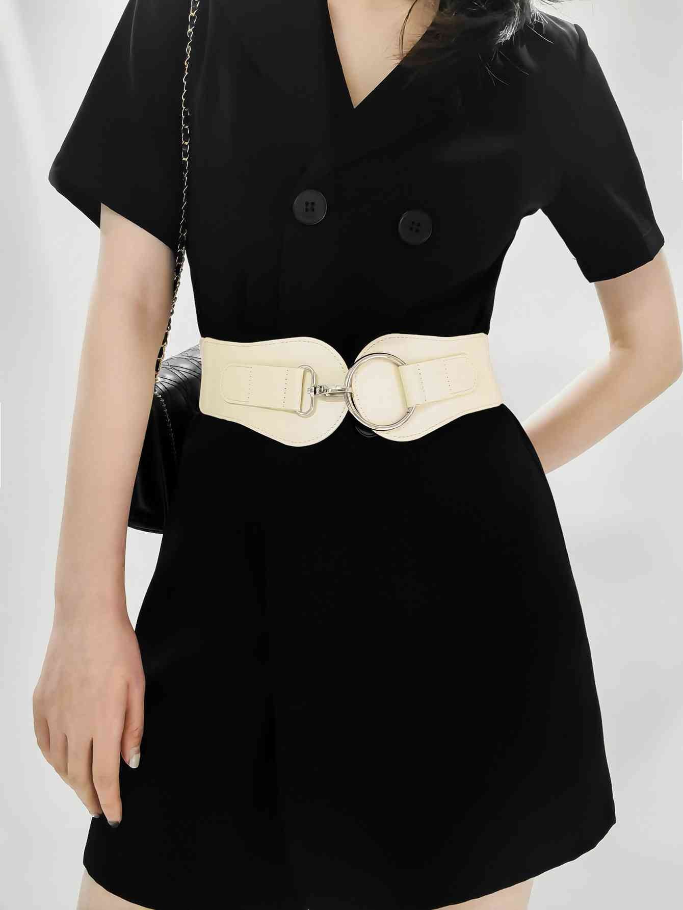 Elegant Fashion PU Elastic Wide Belt – Adjustable Comfort Fit See size chart under “more details” The Fashion Celestial