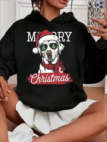 Women’s Christmas Dog Hoodie FitiqueFit