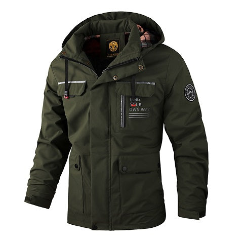 Spring and Summer Men's Fashion Casual Windbreaker Pilot Jacket Outdoor Sports Jacket NovaCart