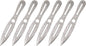 Bullseye Throwing Products with Full Tang Stainless Steel Design and Protective Nylon Sheaths for Recreation and Competition