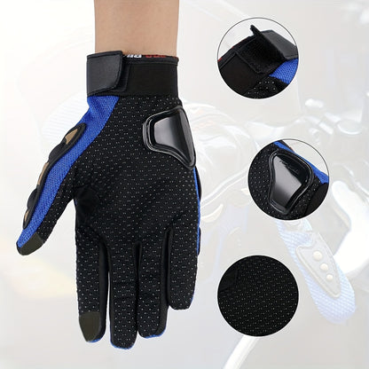 Suitable For Motorcycles, Road Bikes, Off-road Motorcycles, Spring, Summer, Autumn, And Winter Unisex Finger Touch Screen Gloves For Men And Women, Breathable Cycling Gloves, Motorcycle Gloves, Bicycle Gloves. NovaCart