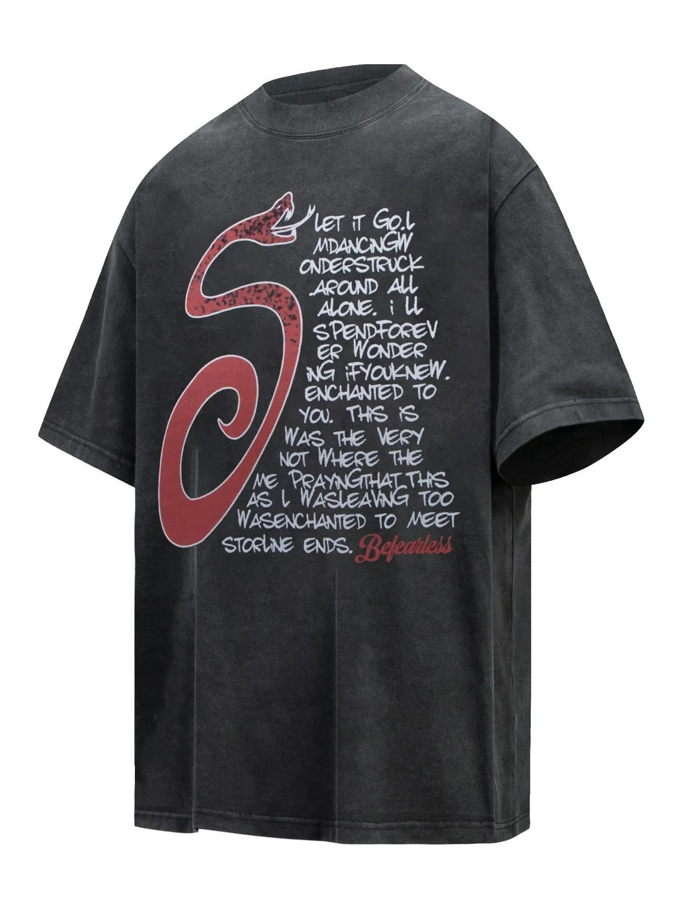 Men's Letter Round Neck Short Sleeve T-Shirt New Era Fashion LLc