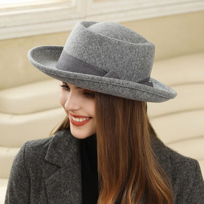 Vintage Bow British Retro Flat Top Hat for Women FitiqueFit