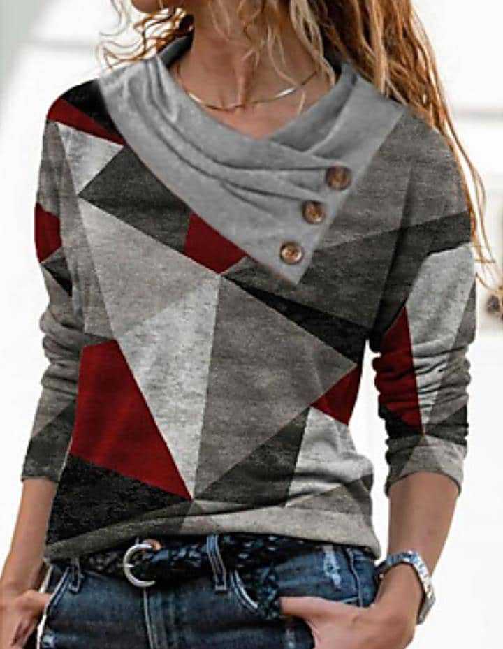Women’s Plaid Button Down Shirt FitiqueFit