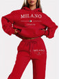 Trendy Plus Size Fleece-lined Sweater Suit See size chart under “more details” The Fashion Celestial