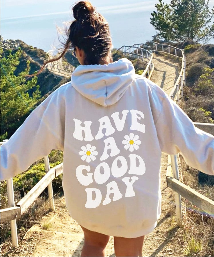 Spring And Autumn Men's Women's Hoodie Flower Print Casual Hoodie See size chart under “more details” The Fashion Celestial