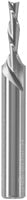 BOSCH 85900MC 1/8 In. x 1/2 In. Solid Carbide Double-Flute Down Cut Spiral Router Bit VM Hardware