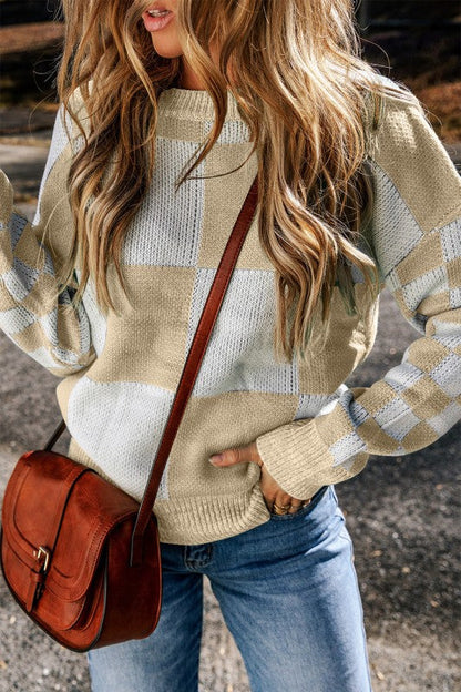 Abigail Print Drop Shoulder Sweater Shop Style & More | Fresh Looks, Everyday Deals & Free Shipping