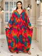 Fashion Personalized Cotton Printed Beach Dress Women Grayceful LLC