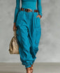 Women’s High-Waist Loose Fit Wide-Leg Casual Trousers FitiqueFit