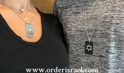 Star of David Military Necklace - Am Israel Chai / Shop Style & More | Fresh Looks, Everyday Deals & Free Shipping