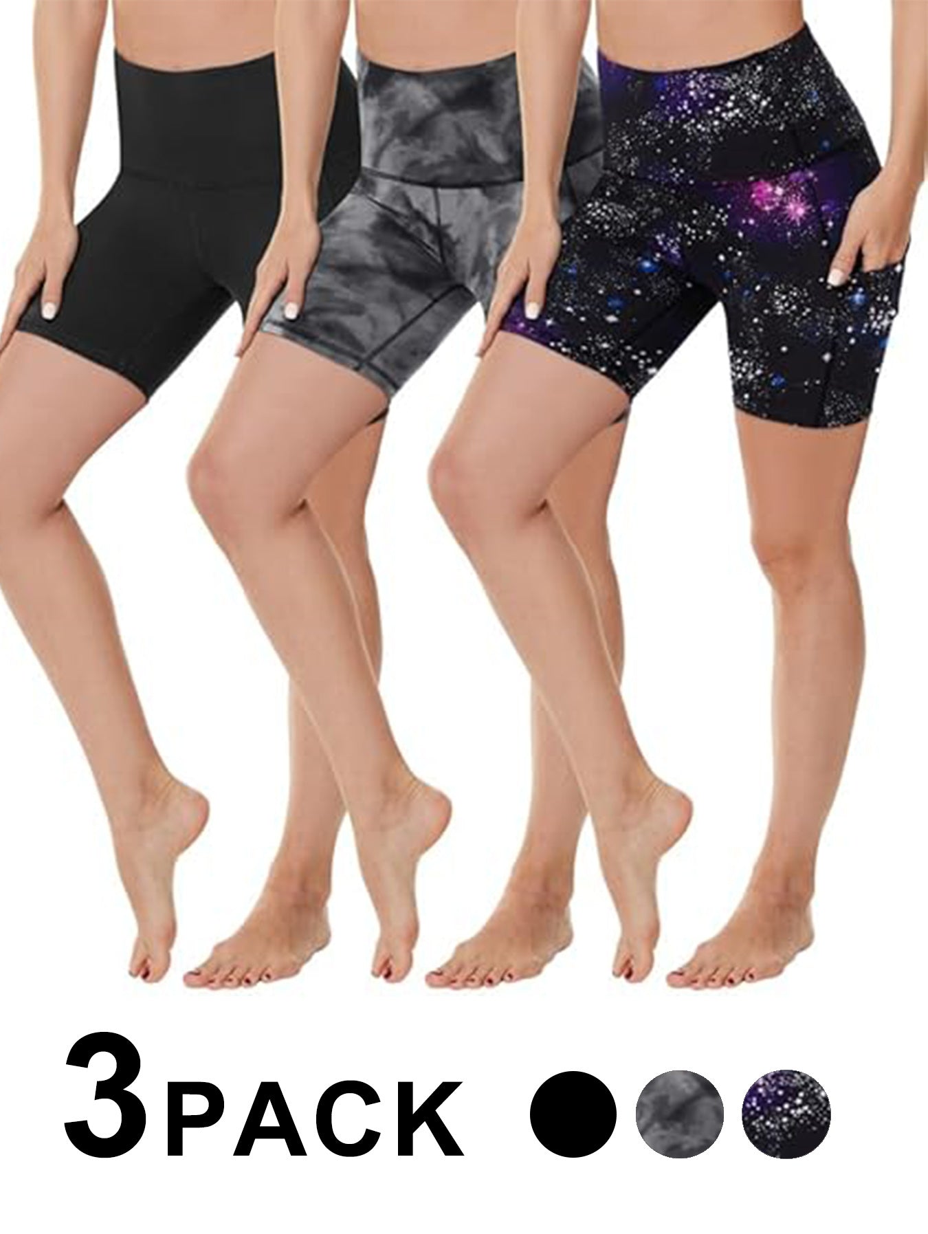 3-Pack High Waist Yoga Pants FitiqueFit