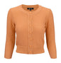 3/4 Sleeve Cute Pattern Cropped Cardigan Sweater Shop Style & More | Fresh Looks, Everyday Deals & Free Shipping