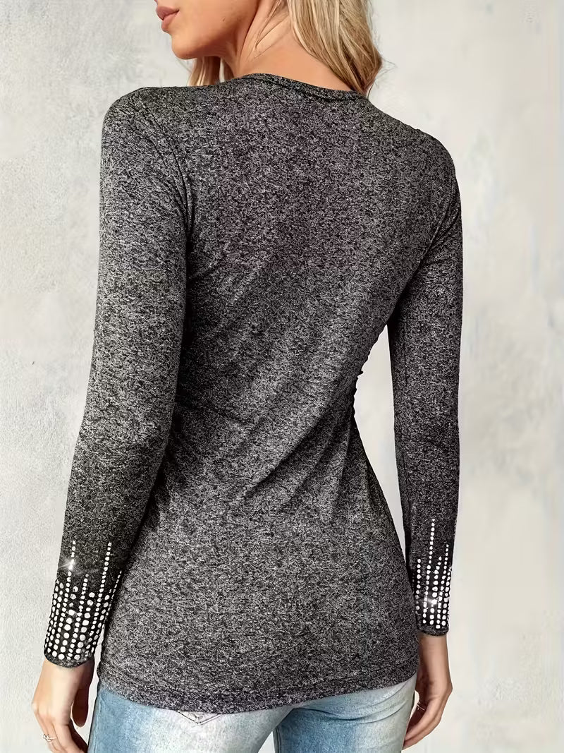 Thickened Stand Collar Zipper Plaid Sweatshirt for Women