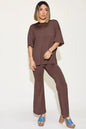 Basic Bae Full Size Bamboo Drop Shoulder T-Shirt and Flare Pants Set New Era Fashion LLc