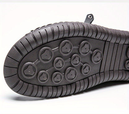 Men's Handmade PU Boots with Zipper, Casual NovaCart