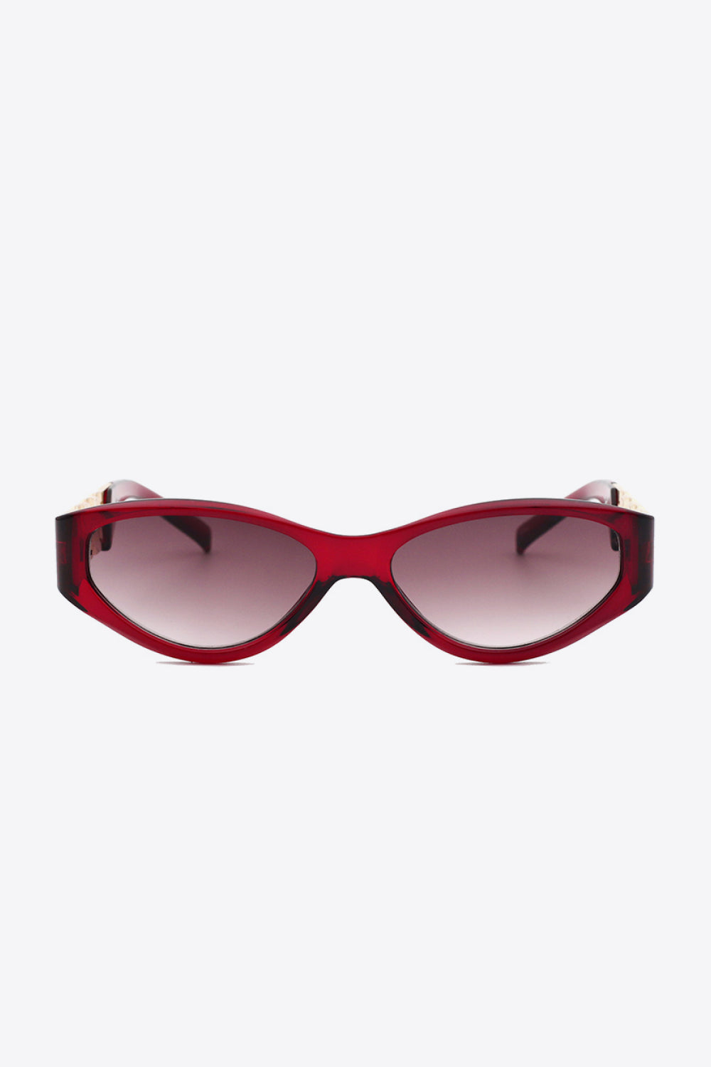 Chain Detail Temple Cat Eye Sunglasses New Era Fashion LLc