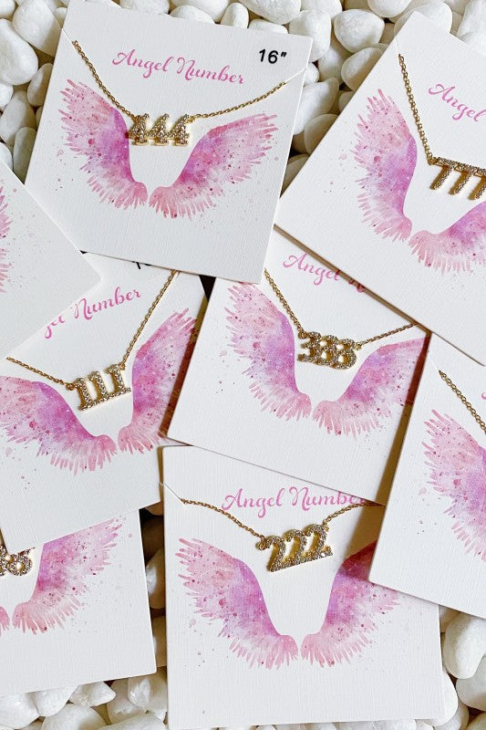 Dainty Angel Number Necklace Shop Style & More | Fresh Looks, Everyday Deals & Free Shipping