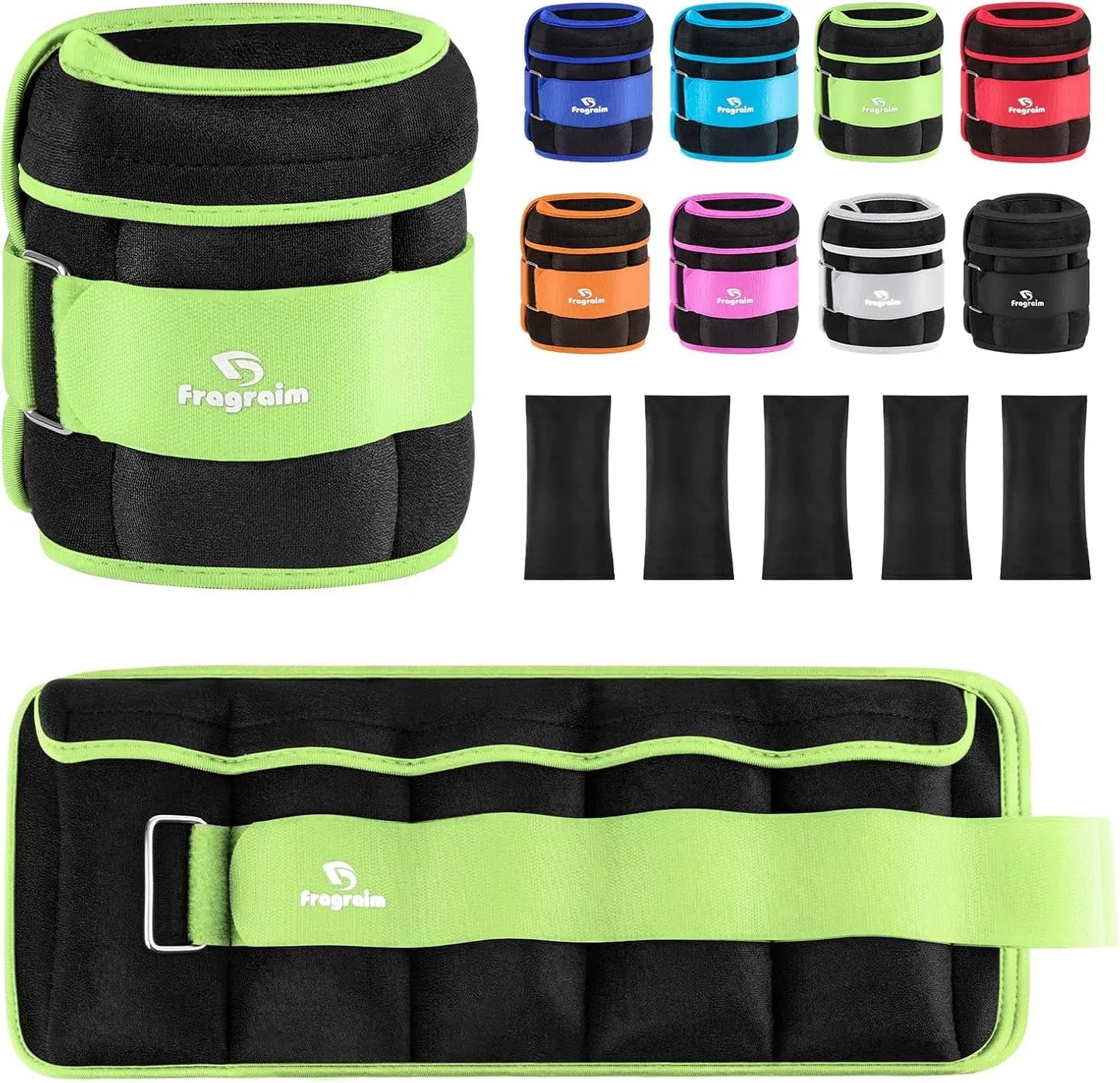 Versatile Adjustable Ankle Weights - Customizable Resistance for Enhanced Workouts (1-10 lbs)