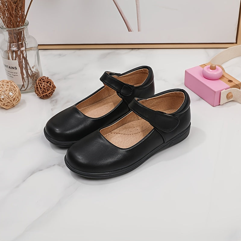 Girls' Black Shoes, Students' White Flat Shoes, Flower Girl Shoes, Middle and Older Kids' Students' Black Performance Shoes, Uniform Shoes NovaCart