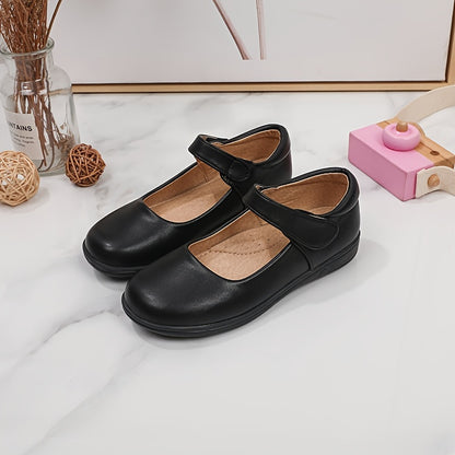 Girls' Black Shoes, Students' White Flat Shoes, Flower Girl Shoes, Middle and Older Kids' Students' Black Performance Shoes, Uniform Shoes NovaCart