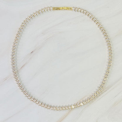 Marquise Cut Sparkle Tennis Necklace Shop Style & More | Fresh Looks, Everyday Deals & Free Shipping