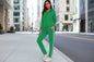 Women’s Fashionable Printed Sports Long-Sleeve Hoodie Set FitiqueFit