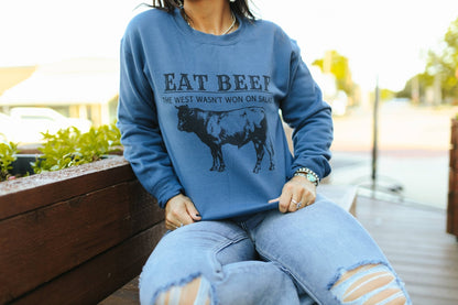 West Wasn't Won On Salad Graphic Sweatshirt Wild Junkie