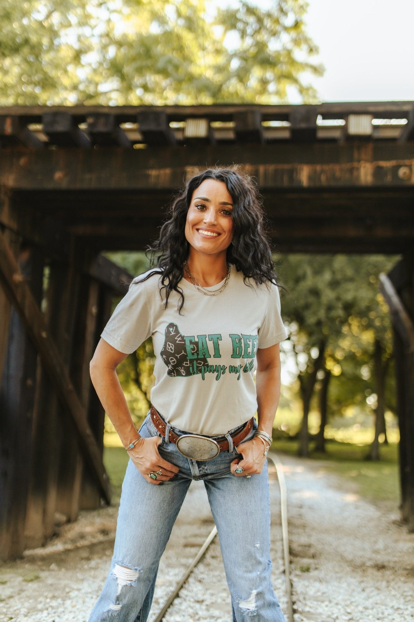Eat Beef It Pays My Bills Graphic Tee Wild Junkie