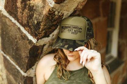 Eat More Beef Trucker Hat Wild Junkie