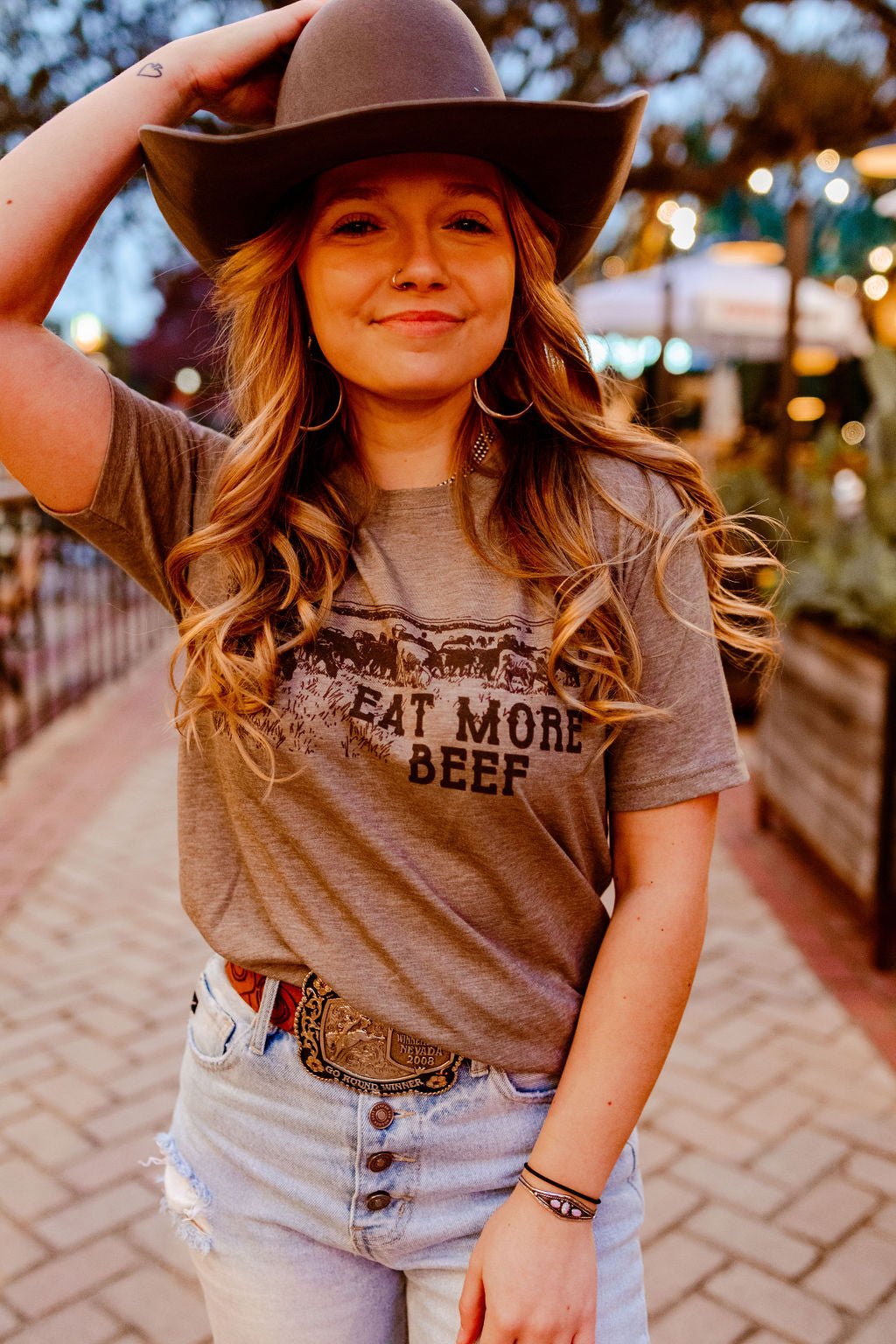 Eat More Beef Western Graphic Tee Wild Junkie