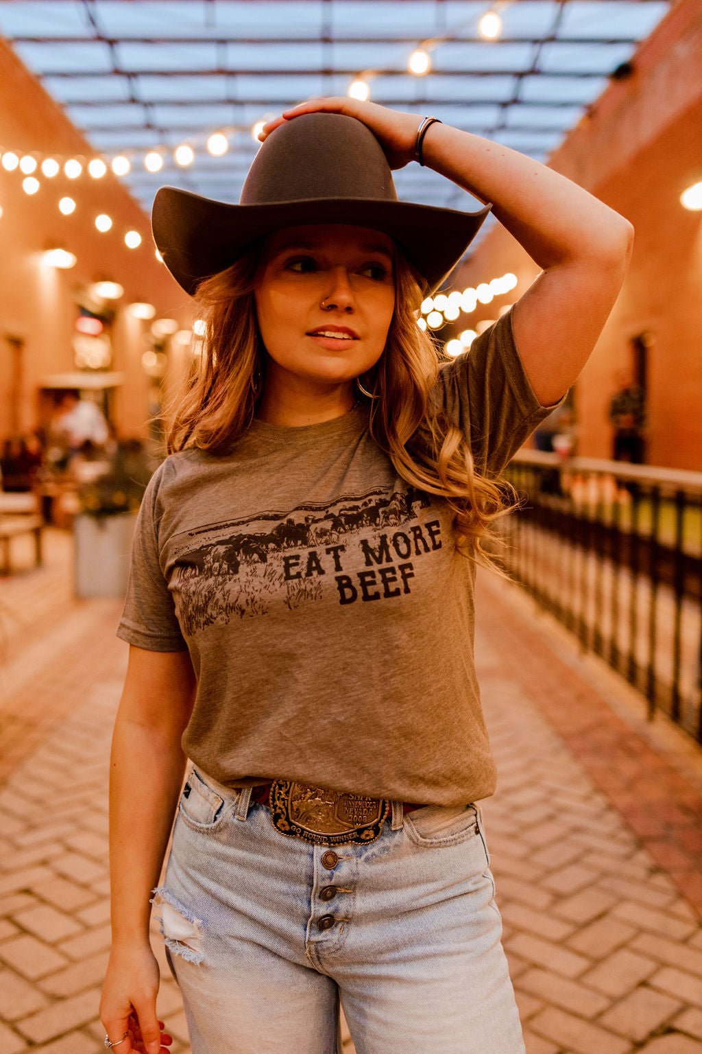 Eat More Beef Western Graphic Tee Wild Junkie