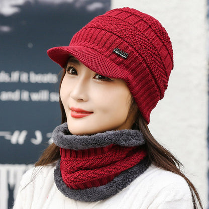 Women’s Fleece-Lined Knit Wool Cap | Winter Warm Hat FitiqueFit