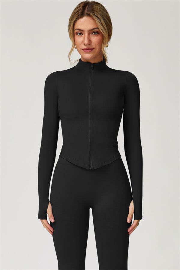 The Delight Jacket Sports Bra Leggings 3-Piece Set Fitglutes Activewear Gymwear Sportswear & Workout Clothes