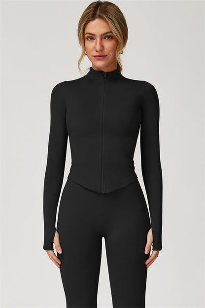 The Delight Jacket Sports Bra Leggings 3-Piece Set Fitglutes Activewear Gymwear Sportswear & Workout Clothes