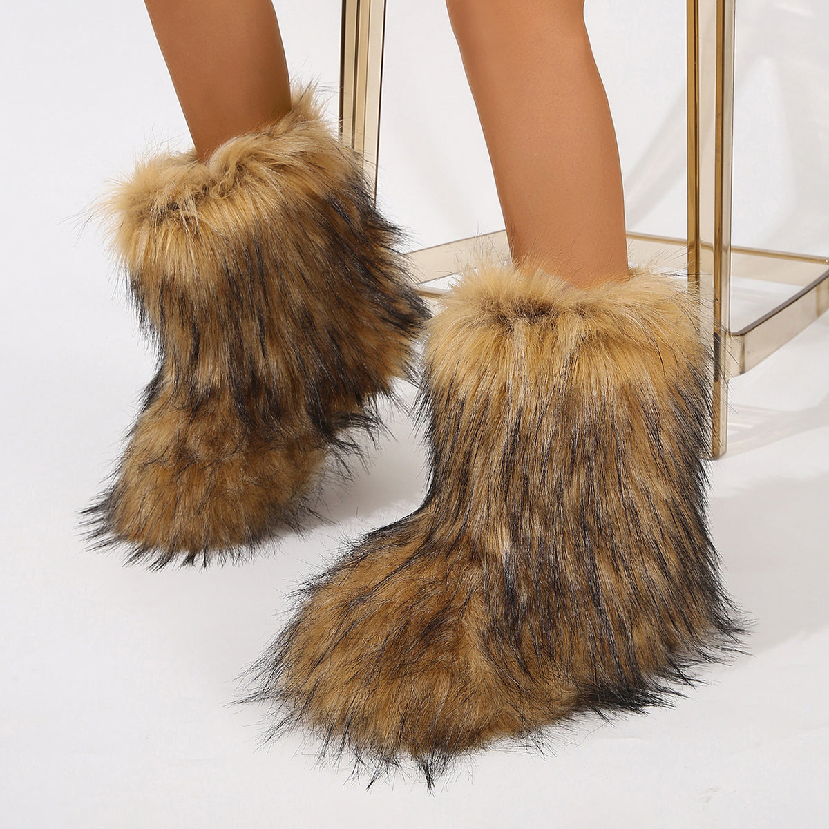 Stylish Personalized Winter Boots For Women - Adorable Spicy Girl Mid-Length Snow Boots, Cozy And Warm See size chart under “more details” The Fashion Celestial