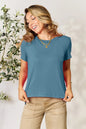 Basic Bae Full Size Round Neck Short Sleeve T-Shirt West2East Surf