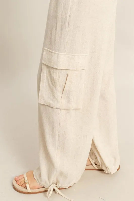 HYFVE Crop Top and Cargo Pants Set West2East Surf