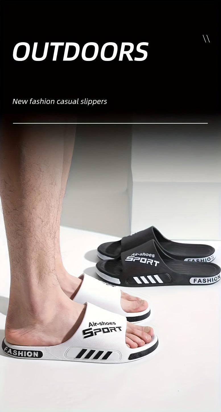 Affordable Summer Casual Slides for Men, Suitable for Outdoor Use And Home Bathrooms, Made of Non-Slip PVC NovaCart