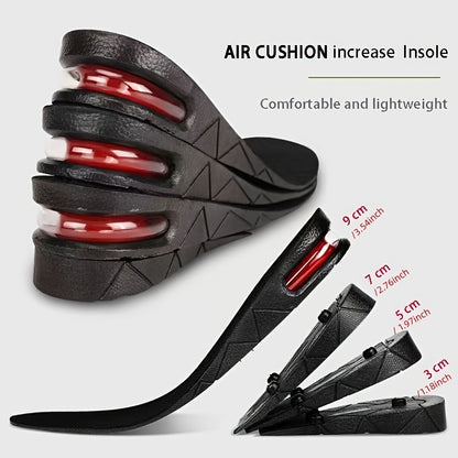[Height Boost Insole] Adjustable Height Increase Insole | 3-9cm Invisible Shoe Heel Insert, Taller Support Absorbant Foot Pad Cushion NovaCart