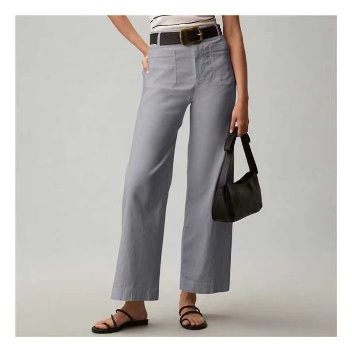 Plus Size High Waisted Slimming Solid Color Suit Pants FitiqueFit