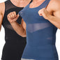 SCARBORO Men's Compression Shirt for Body Shaper Slimming Vest Tight Tummy Underwear Tank Top NovaCart