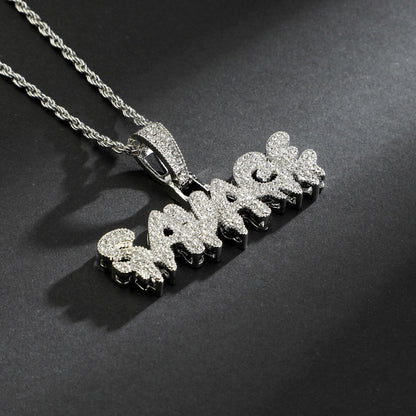 Men's Punk Classic Luxury with Synthetic Cubic Zirconiaia Pendant Hip Hop Gothic Cool Men's Necklace Fashion Jewelry Accessories Gift Jewelry NovaCart