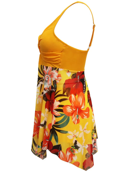Printed Wide Strap Two-Piece Swim Set New Era Fashion LLc