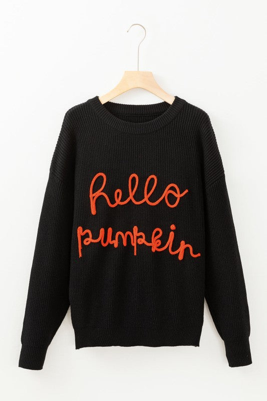 Hello Pumpkin Crewneck Sweater Shop Style & More | Fresh Looks, Everyday Deals & Free Shipping