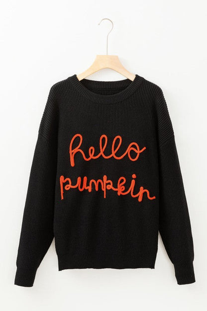 Hello Pumpkin Crewneck Sweater Shop Style & More | Fresh Looks, Everyday Deals & Free Shipping