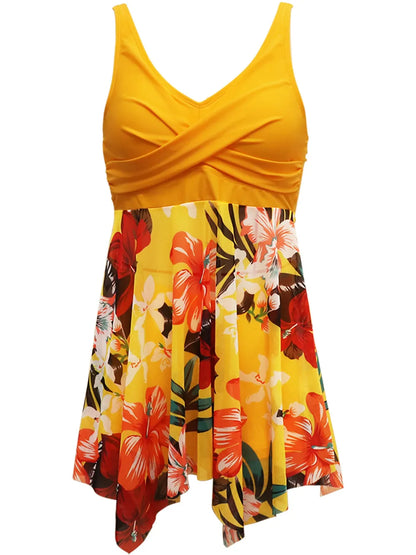 Printed Wide Strap Two-Piece Swim Set New Era Fashion LLc