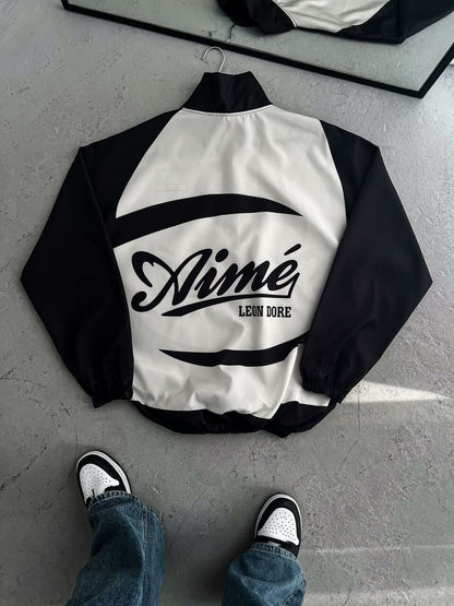 New Season LeBron James Inspired Thick Parachute Fabric Aime Leon Dore Raincoat Withinblack