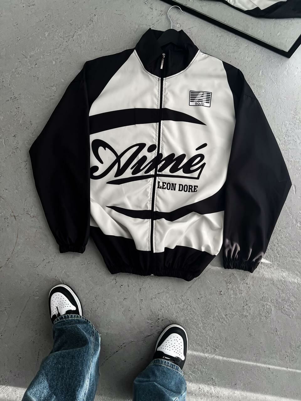 New Season LeBron James Inspired Thick Parachute Fabric Aime Leon Dore Raincoat Withinblack
