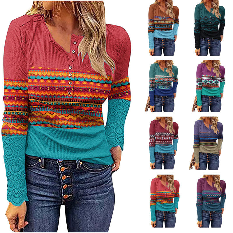 Desert Sunset Cowgirl Knit Top Country in My Heart